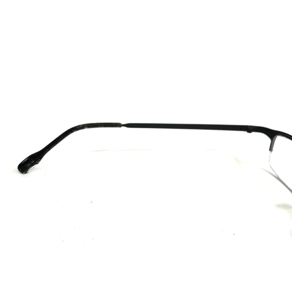 ogi Eyeglasses Frames 0012 COL.10 Matte Black Rectangle Half Rim 45-21-140